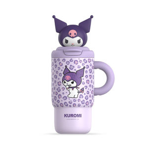 XW | X&W Hello Kitty Kuromi Insulation Cup 650ML Stainless Steel Straw Cup With Cute Doll Lid Keep Warm Cold Outdoor Thermos Bottle