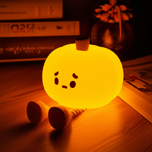 No Brand | Creative Silicone Night Light for Childrens Bedroom Sleep Lamp Gift for Friends