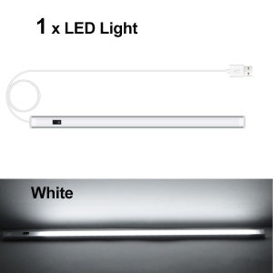 5V USB LED Bar Lamp Under Cabinet Light With Hand Sweep Sensor Switch 30cm 40cm 50cm Series Connection Lamp Tube For Closet