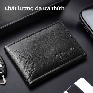 Vỏ Bảo Vệ Bằng Da Cho Giấy Phép Lái Xe Nam Mẫu Mới Hộp Đựng Bằng Lái Xe Hai Trong Một Vỏ Đựng Giấy Tờ Lái Xe Ô Tô