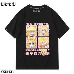 Cat-themed Anime T-shirt Cotton
