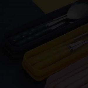 Chopsticks Spoons Sets Of Stainless Steel Portable Tableware for Students Three-Piece Sets Of Childrens Forks Single Office Wor