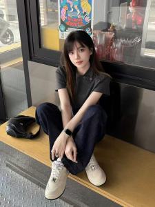 Sosick Original Cross-Body Knitted Slim Fit T-Shirt Metal Buckle Shoulder High String for Men And Women Summer Short Sleeve