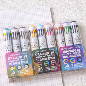 Languo | multi-color stackable multifunctional Colorful Ballpoint Pen 0.8mm