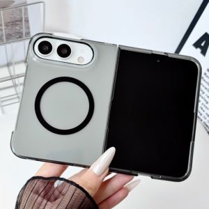 For Magsafe Magnetic Skin-friendly Matte Transparency Fold Phone Case For iPhone Duo 18 Fold Ultra Ultra-thin Clear PC Cover