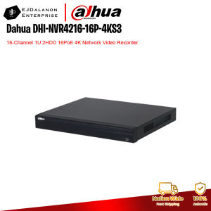 Dahua DHI-NVR4216-16P-4KS3 16-Channel 1U 2HDD 16PoE 4K Network Video Recorder | EJDalanon Enterprise