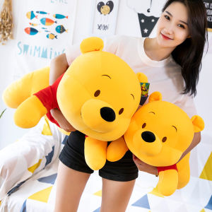 GẤU BÔNG POOH NẰM GỐI ÔM DÀI HÌNH GẤU POOH CUTE LÔNG MỊN CAO CẤP CHO BÉ