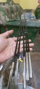 UJUNG JORAN PIBER SOLID 100cm MAMARIT 6PCS SUDAH TERPASANG SOK SAMBUNGAN NO 6 SIAP PAKE