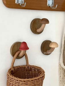 Retro Solid Wood Mushroom Punch-Free Decoration Hook: A Comprehensive Guide