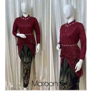 kebaya tunik brokat/Kebaya atasan kirana/kebaya modern Kirana//kebaya wisuda