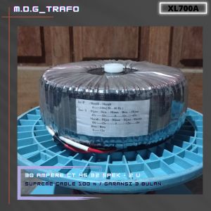 trafo toroid donat 30A CT 45V - 32V murni spek 2U