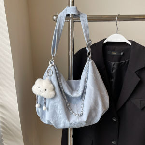 Korean Style Trendy Cute Girl Tote Bag Commuter Fashion Simple Single Shoulder Bag Womens Bag 2025 New Arrival Versatile