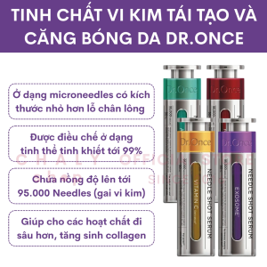 Tinh chất vi kim tái tạo và căng bóng da Dr.Once Needle Shot Serum 50ml Nhật