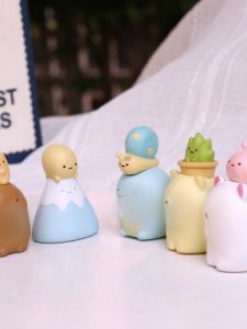 น่ารักเกินไป ตุ๊กตาโมเดลสัตว์มุม บ้านสัตว์ ของเล่น ตุ๊กตาติดผนัง ของเล่นสะสม บล็อกสุ่ม กล่องบล็อกสุ่ม ตุ๊กตาสัตว์ โมเดลสัตว์