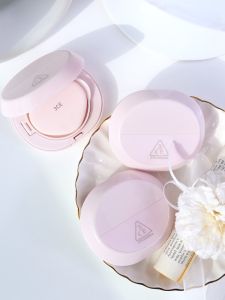 New 3ce Matte Powder Foundation Air Cushion Three-in-One Womens Makeup Korean Beauty Tool BB Cream Long-lasting Moisturizing