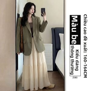 YAYANGREN | Chân Váy Xòe A Dễ Thương Màu Trắng Chiffon