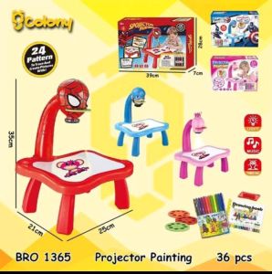 COD MAINAN BRO1365 MAINAN EDUKASI ANAK MENGAMBAR MAINAN PROJEKTOR GAMBAR