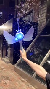 Đồ Chơi Súng Bắn Bong Bóng Xà Phòng Có Đèn Led DINO + 4 Pin + 1 Lọ Nước Súng Đồ Chơi Cho Bé Bắn Bong Bóng Cực Nhiều ABS kèm Dung Dịch Bong Bóng