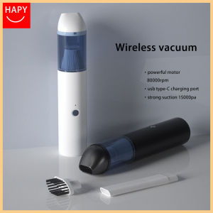 【HAPY Family】Portable handheld vacuum cleaner 15000pa strong suction for car desk home handy vacuum cleaner