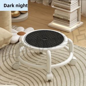 Mobile Small Round Stool with Casters