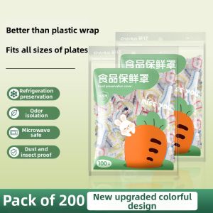 CHAHUA | Food Grade Stretch Wrap for Leftover Storage Elastic Mouth Household