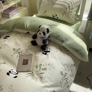 NONGNONGAI | Cotton College Dormitory Bedding Set 6-Piece
