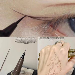 JIUQI | Waterproof Long-Lasting Eyeliner Pen Brown Black for Beginners