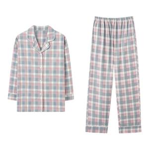 MiiOW | Pure Cotton Sleepwear Womens Casual Long Sleeve Home Clothes Set Comfortable Lightweight Spring Autumn Seasonal Fashion