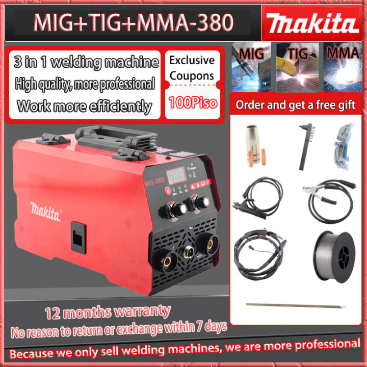 MAKITA MIG/MMA380 3in1Welding Machine HD Digital Display Portable