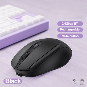 Congdi | Rechargeable Wireless Mouse 2.4G Bluetooth-Compatible Wireless Mouse USB Silent Gamer Mice For PC Laptop Macbook Tablet Computer