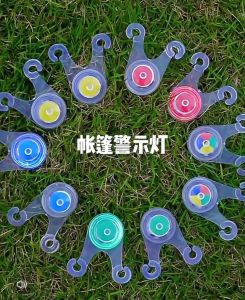 Outdoor Silicone Camp Tent String Rope Warning Light LED Camping Rope Hanging Light Camping Rope Warning Guard Light