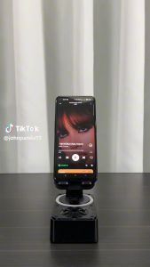 Bluetooth Speaker Desktop Live Lazy Mobile Phone Bracket Audio Rotary Lifting Stereo Bass Charging Treasure Spot