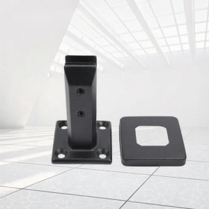 Stainless Steel Glass Clamp for Balustrades and Panels Matte Black
