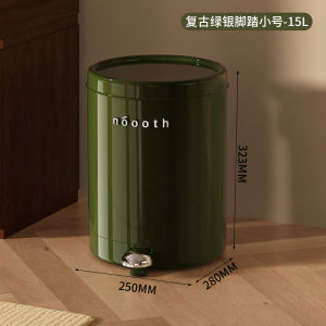 ถังขยะแบบกดเท้าขนาดใหญ่พร้อมฝาสำหรับใช้ในบ้าน ห้องนั่งเล่น ห้องนอน ครัว ถังขยะแบบมีฝาปิดที่สร้างสรรค์และหรูหรา