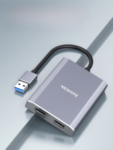 Nexhype Notebook Type-C External Display Adapter Line MacBook Dock M1 Extended Screen DisplayLink Monitor M2 Computer Dock USB External Graphics Card Multi-Screen