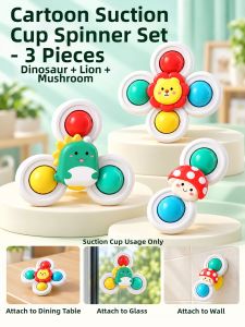 WEIBAI | Suction Cup Spinning Fidget Toy for Stroller and High Chair Educational