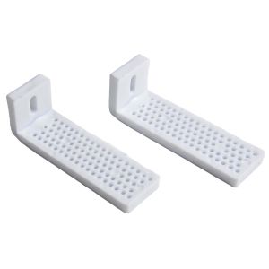 Toilet Bidet L-shaped Foot Mounting Bolts Set Toilet Pan Fix To Floor Kit Repair Fixings Fitting Closestool Anchor Accessories