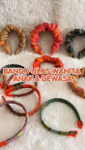 Bando Wanita / Headband Ulos / Bando Ulos / Dewasa & Anak / rosi book