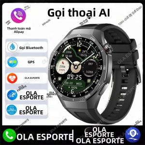 Đồng Hồ Thông Minh Màn Hình AMOLED HD Dành Cho Nam Tích Hợp GPS Theo Dõi Nhịp Tim Gọi Bluetooth Chống Nước Theo Dõi Thể Dục Tương Thích Với Android Và iOS