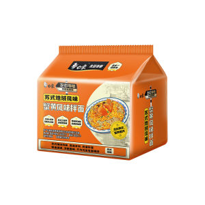 Baixiang | Suzhou-style Crab Roe Noodles Fresh and Savory No Spicy Spring Onion Oil Flavoring Night Snack Convenience Food
