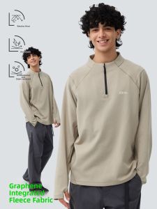 warmtrees | Graphene Thermal Insulation Half Zip Stand Collar Jacket