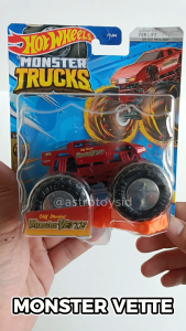 Hot Wheels Monster Truck Monster Vette 1:64 / Mainan Anak Diecast Metal Mobil Truk Hotwheels Hotweels
