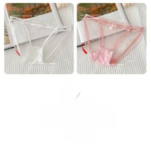 Quần Lót Ren Lưới Siêu Mỏng Trong Suốt Gợi Cảm Cho Nữ Quần Lót Ren Lưới Thoáng Khí Cạp Thấp Họa Tiết Đơn Màu Gợi Cảm