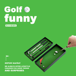 Creative Golf Pen Stress Relief Desk Toy Christmas Gift for Boyfriend Girlfriend Learning Fun Birthday Gift from Boring Work Group