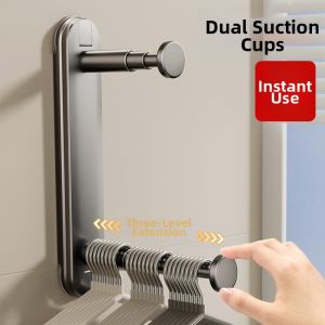 ZHUOLESHI | Wall-mounted Adjustable Drying Rack