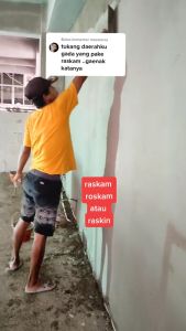 ROSKAM & GAGANG KAYU / RASKAM BESI / ALAT PLESTER TEMBOK