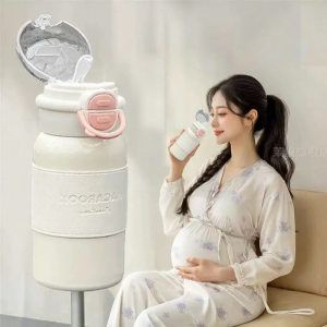 XIAXIU | Pregnant Women Insulated Cup Gravity Ball Drinking Easy