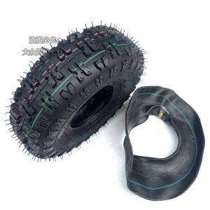 Thickened Off-Road Motorcycle Tyres 4.10-4 Inner And Outer Butterfly Design Wheel Accessories for Two-Wheel Bicycles And Handcarts