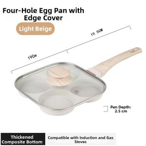Four-hole Non-stick Egg Pan 1 piece