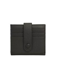 Ultra-Thin Short Wallet Top-Layer Cowhide Genuine Leather Compact Elegant Pure Color Money Clip Business/OL Style for Youth